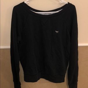 PINK wide-neck sweatshirt